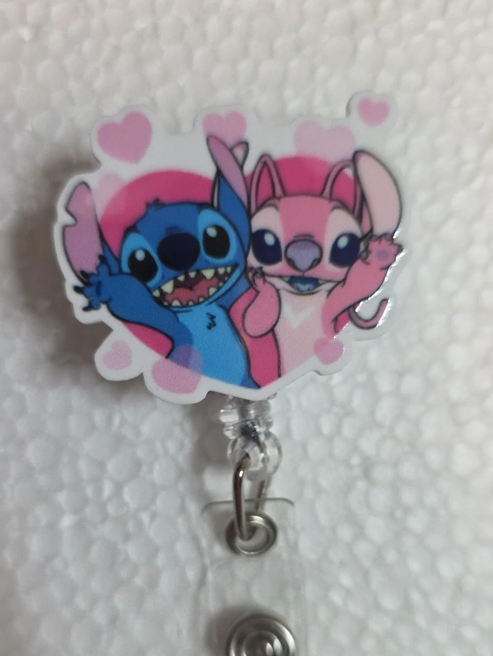 Alien Angel/Stitch Badge Reel